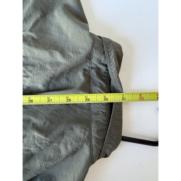 The North Face Mens Button Up Long Sleeve Zip Away Shirt Size XL Olive Green - Picture 14 of 14